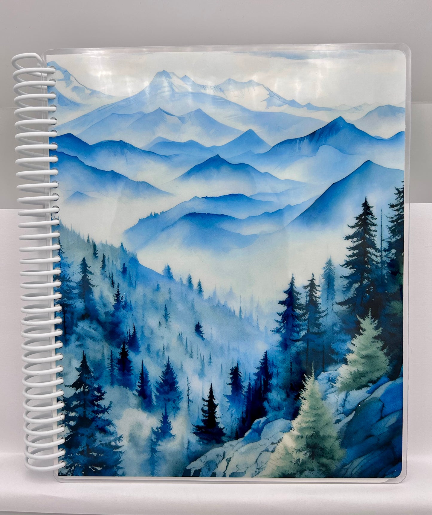 2025 PLANNER Vertical Layout (Blue Mountains/Wood Back)