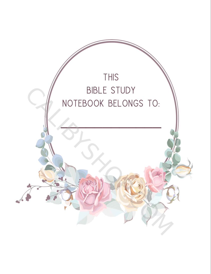 Bible Study Notebook
