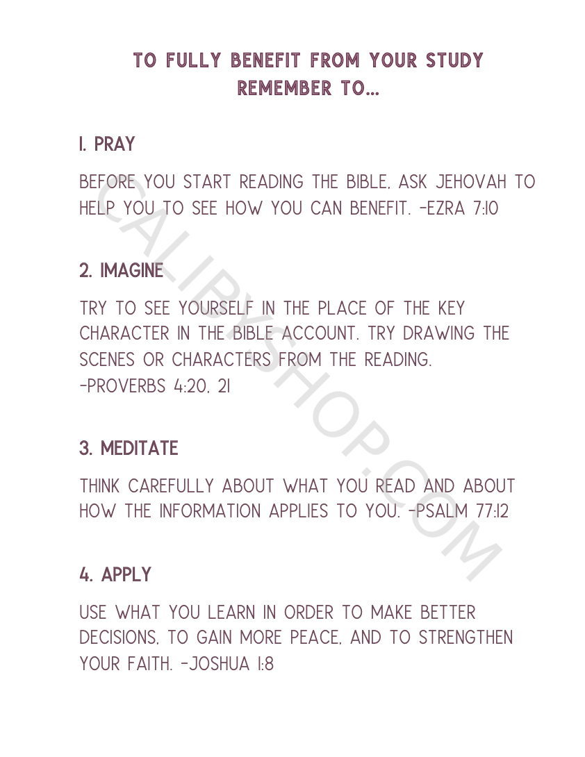 Bible Study Notebook