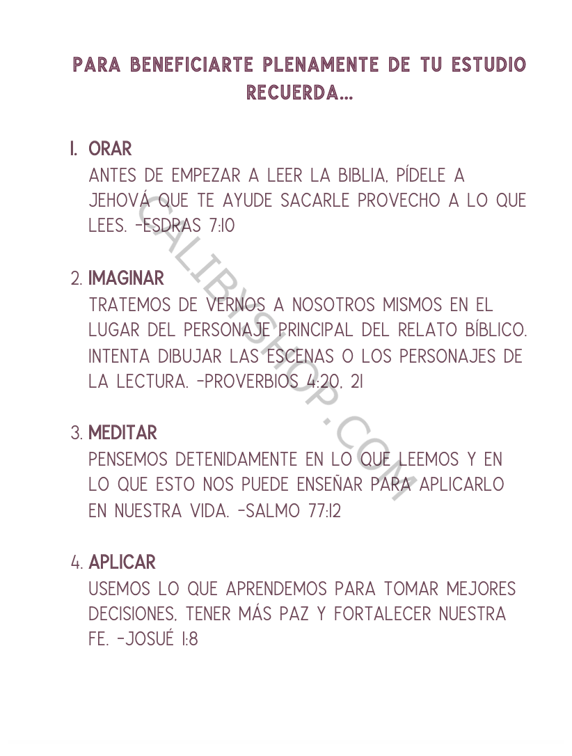 Cuaderno de Estudio Biblico
