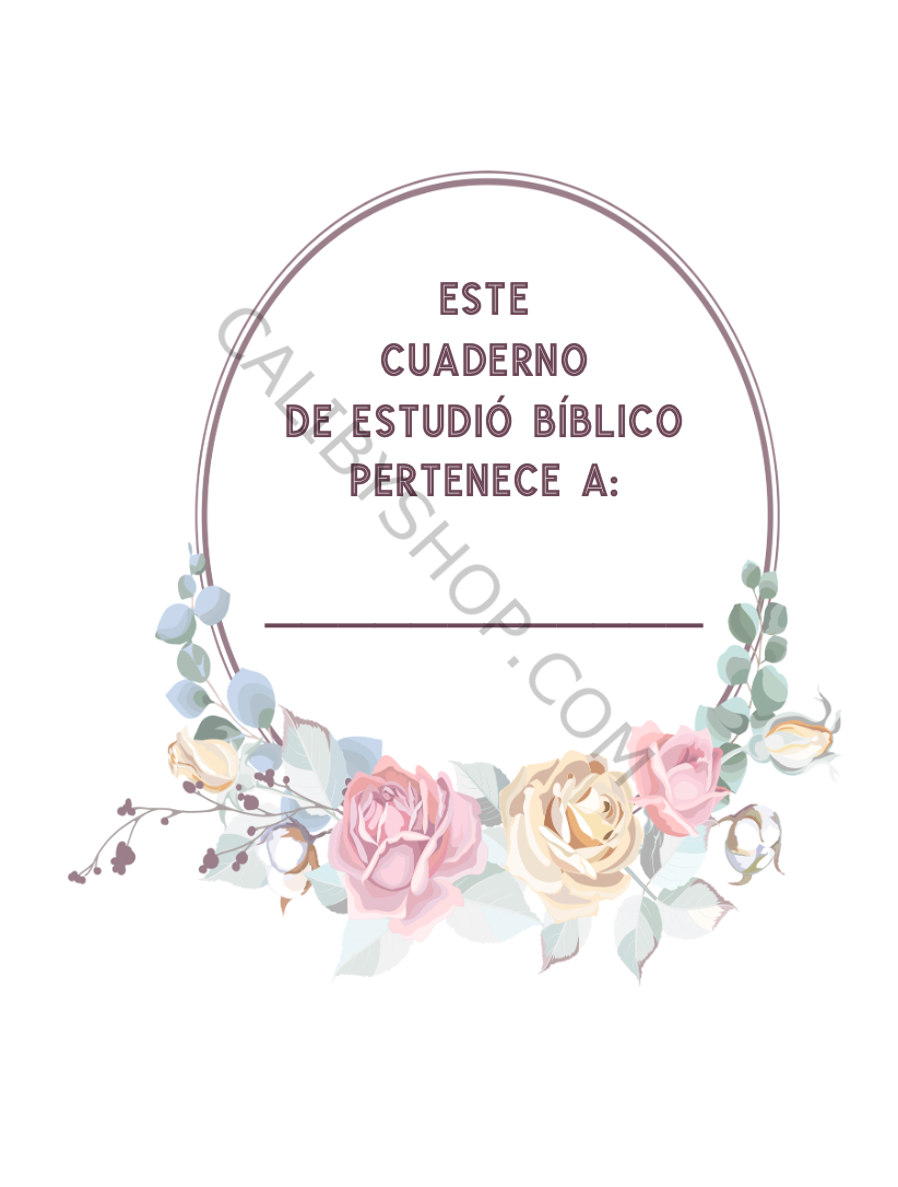 Cuaderno de Estudio Biblico