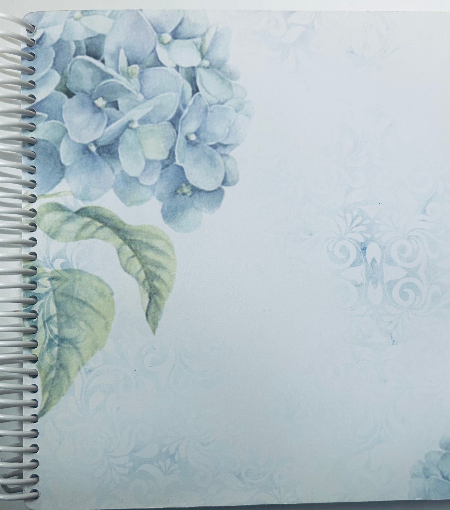 Scriptural Hydrangea Floral Themed Notebook