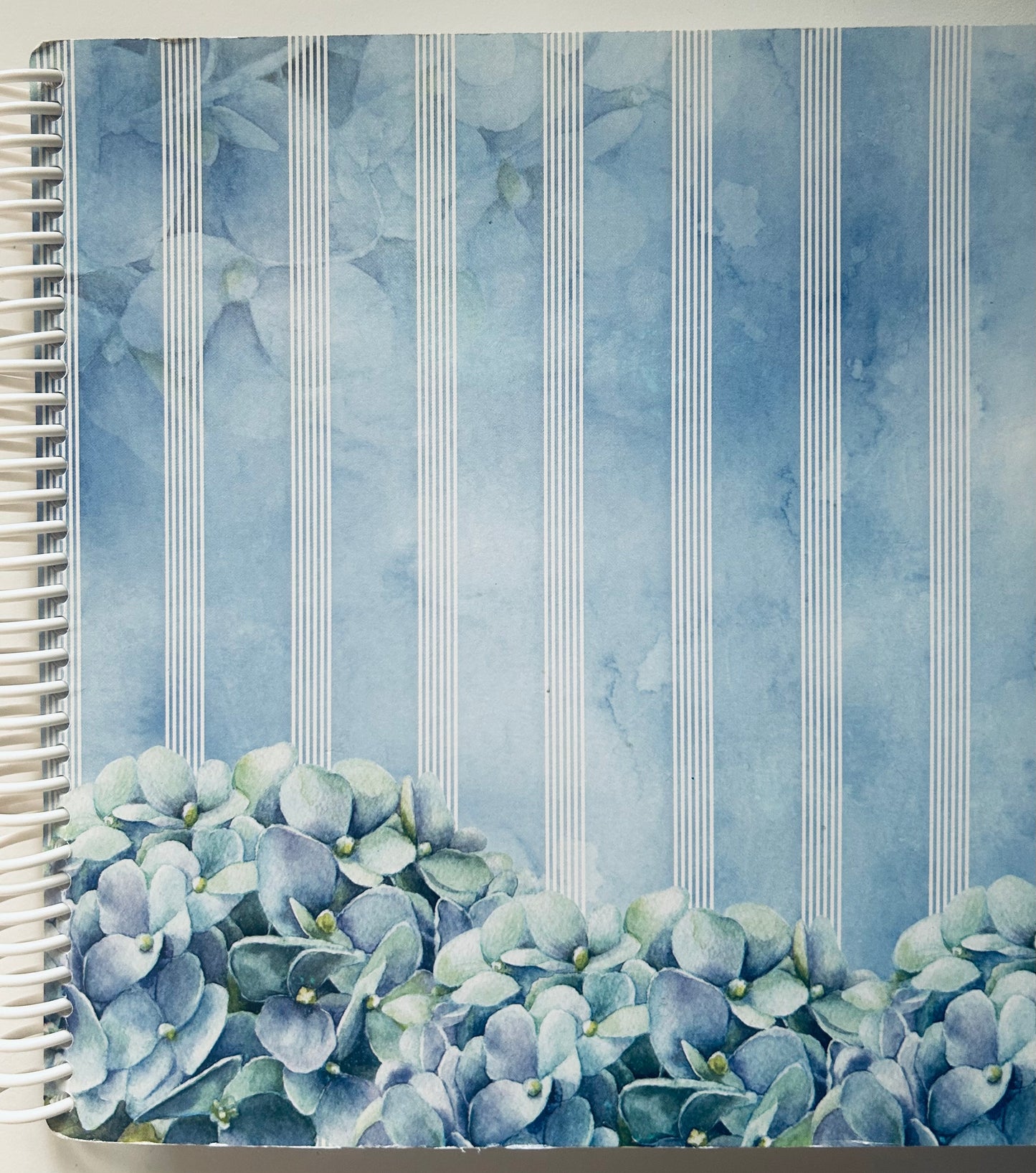 Scriptural Hydrangea Floral Themed Notebook